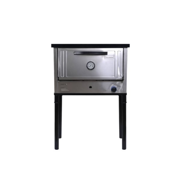 Horno 12 Pizzas Acero Inox. Int. Enlozado 3 Estantes Calabro
