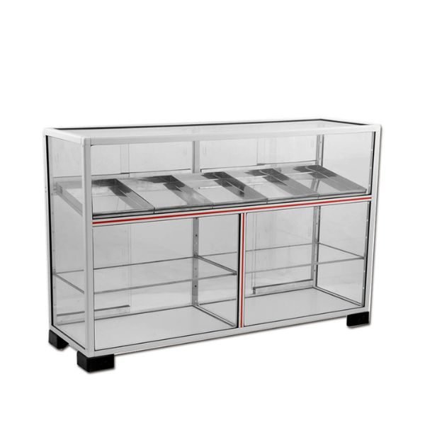 Mostrador Facturero 3 Bandejas Ac. Inox. Calabro