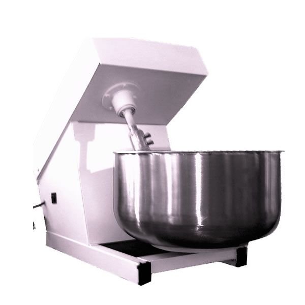 Amasadora Cap. 20 Kg. Motor 3/4 Hp Tacho Acero Inox. Zeiler
